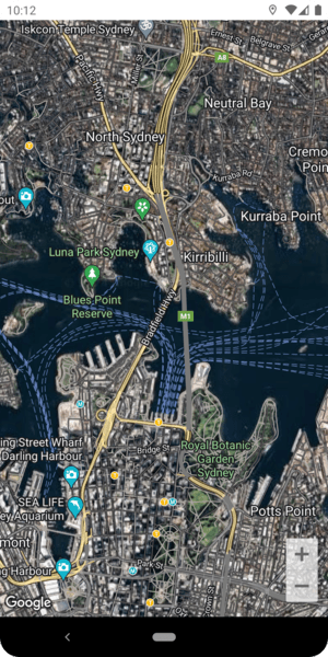 Google Map with Map Properties