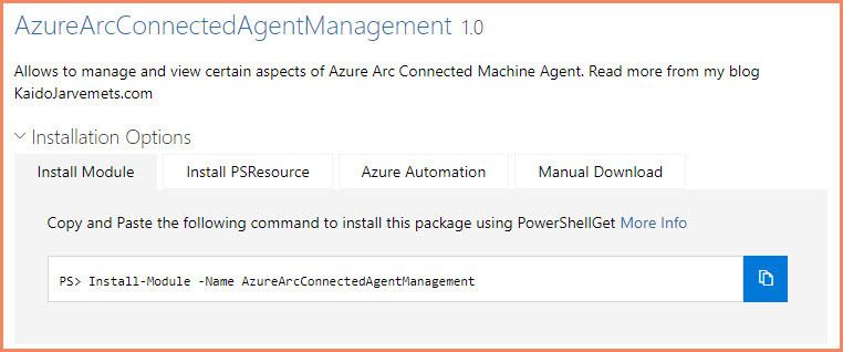 Azure Arc PowerShell Module
