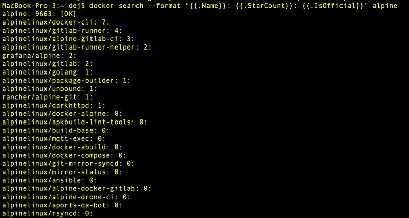 docker alpine