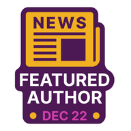 Newsletter-Featured Author: December 2022 badge