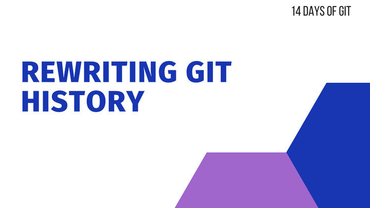 Cover image for Rewriting Git History - 14 days of Git