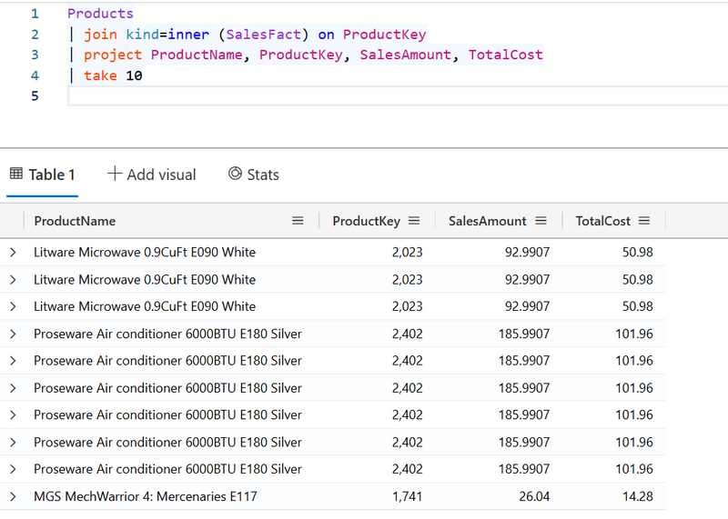 Understanding KQL Operators