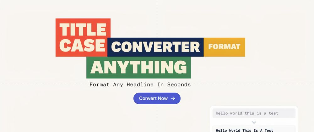 Cover image for Title Case Converter: The Complete Guide to Proper Text Formatting