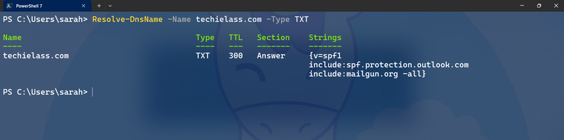 Querying DNS Records with PowerShell