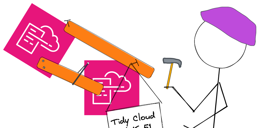 Cover image for Tidy Cloud AWS #51 - fixing CloudFormation shortcomings