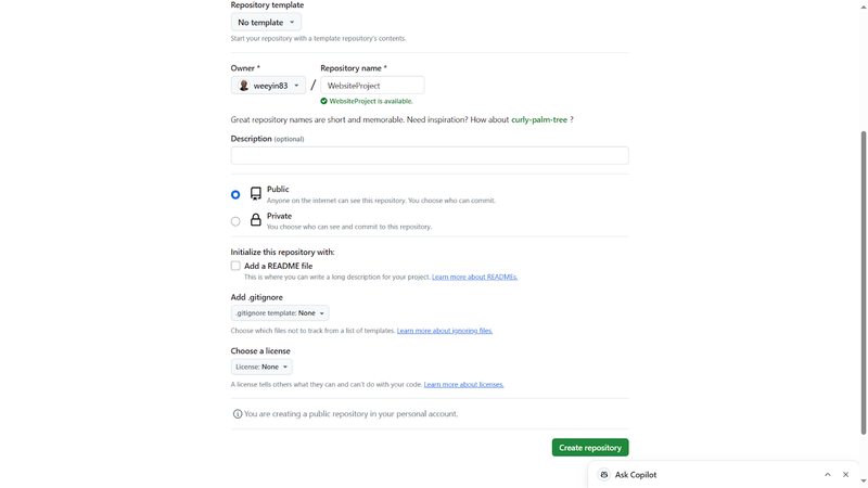 How to push code from VS Code to GitHub