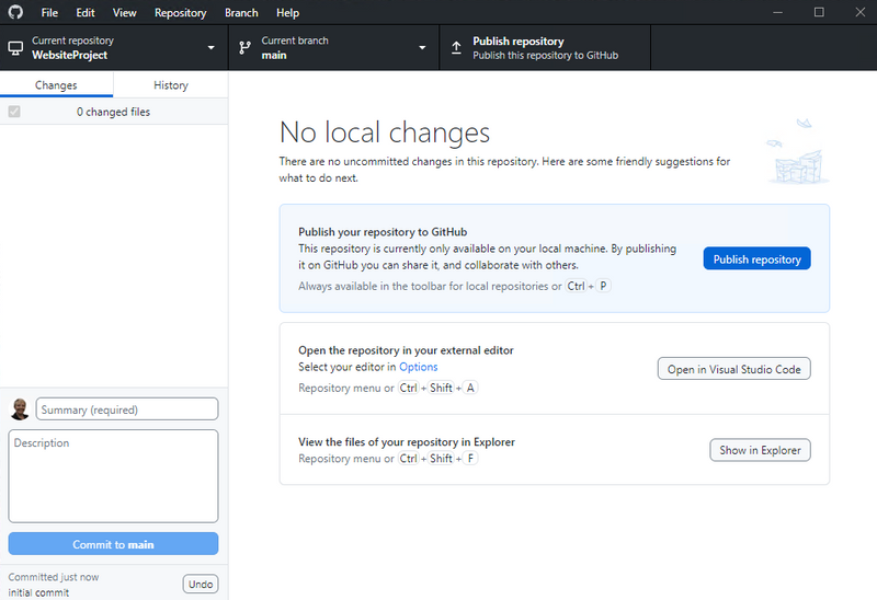 How to push from GitHub Desktop to GitHub