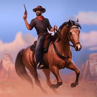 Westland Survival Cowboy Game MOD APK Version logo