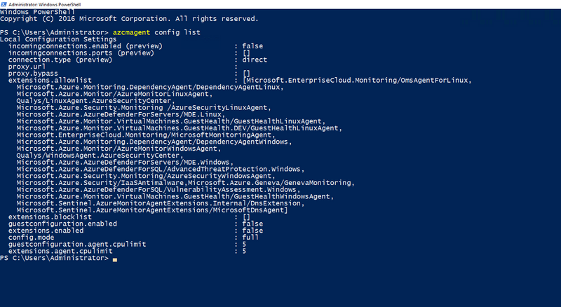 Managing extensions for Azure Arc-enabled servers