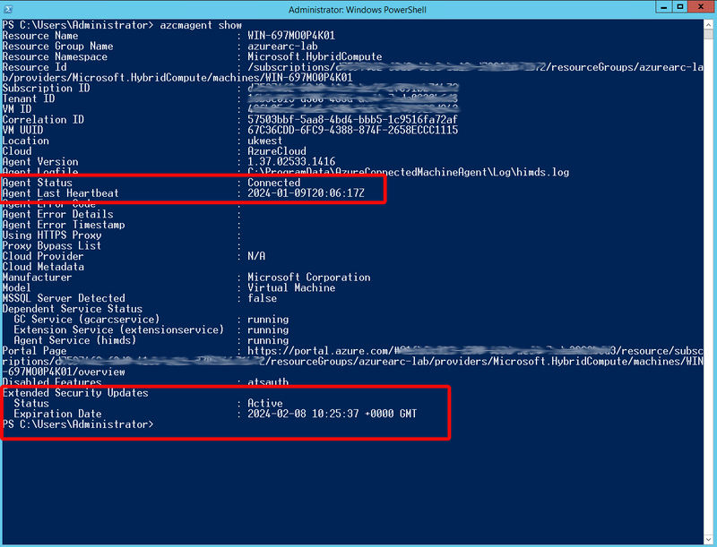 Troubleshoot Windows Server 2012 Arc-enabled servers not receiving updates