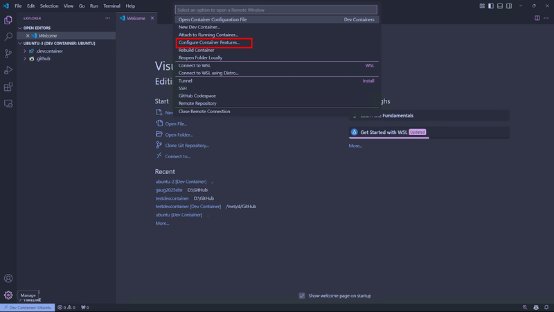Dev Container Setup for Hugo