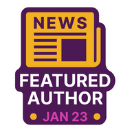 Newsletter-Featured Author: January 2023 badge