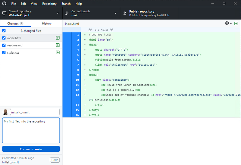 How to push from GitHub Desktop to GitHub