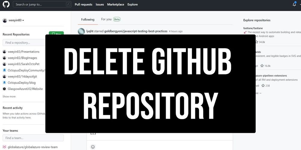 A Step-by-Step Guide to Deleting a Repository on GitHub - The Ops ...