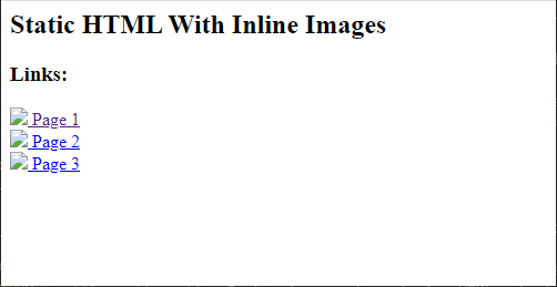 Broken images when viewing HTML output