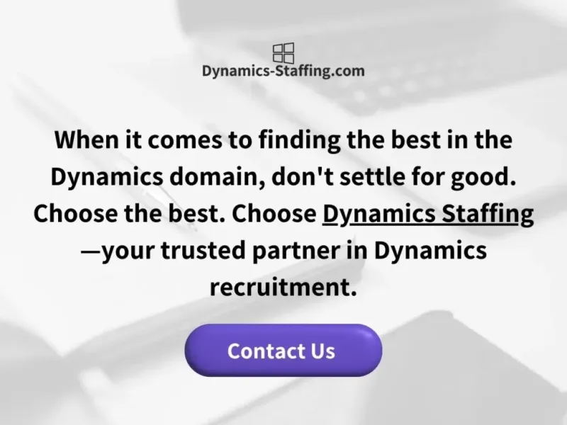 Hire Dynamics Business Central Consultants Recruiters with Dynamics Staffing