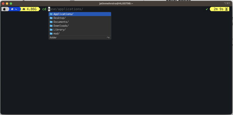 CLI completion