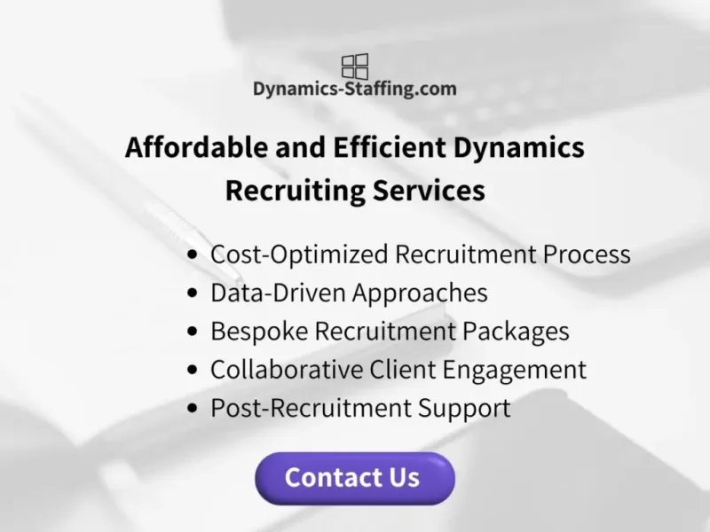 Affordable & Efficient Dynamics Staffing Recruiting Services