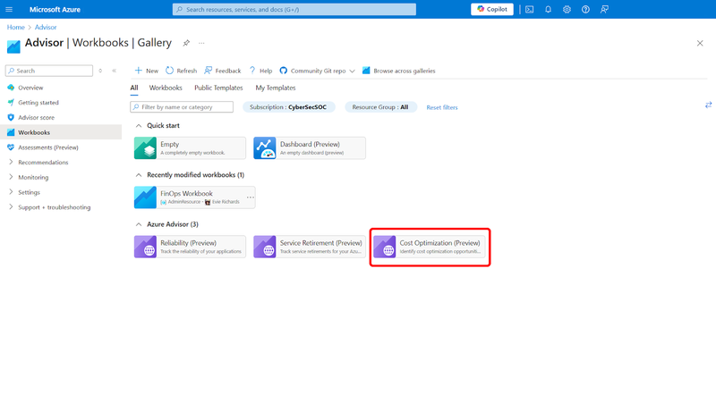 Maximize Your Savings with Azure Advisor's Cost Optimization Workbook