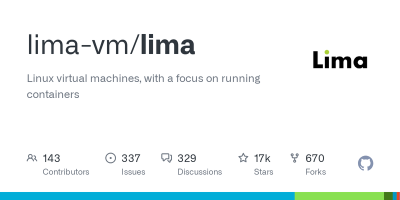 Lima: La forma más fácil de ejecutar cualquier distribución de Linux, Kubernetes, k3s e incluso Docker en macOS y Linux, compatible con Apple Silicon (M1/ARM64)