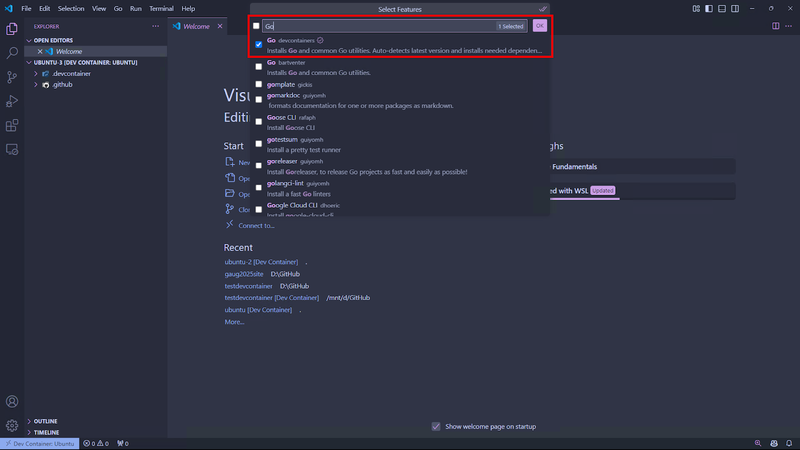 Dev Container Setup for Hugo