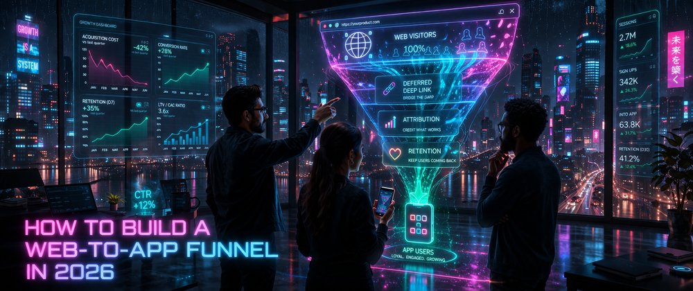 Cover image for How to Build a Web-to-App Funnel in 2026