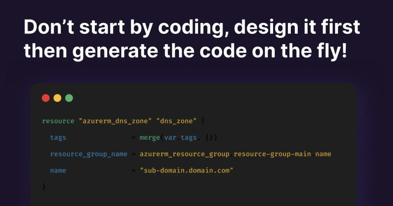 Cover image for 📌 Design First. Code When Needed.