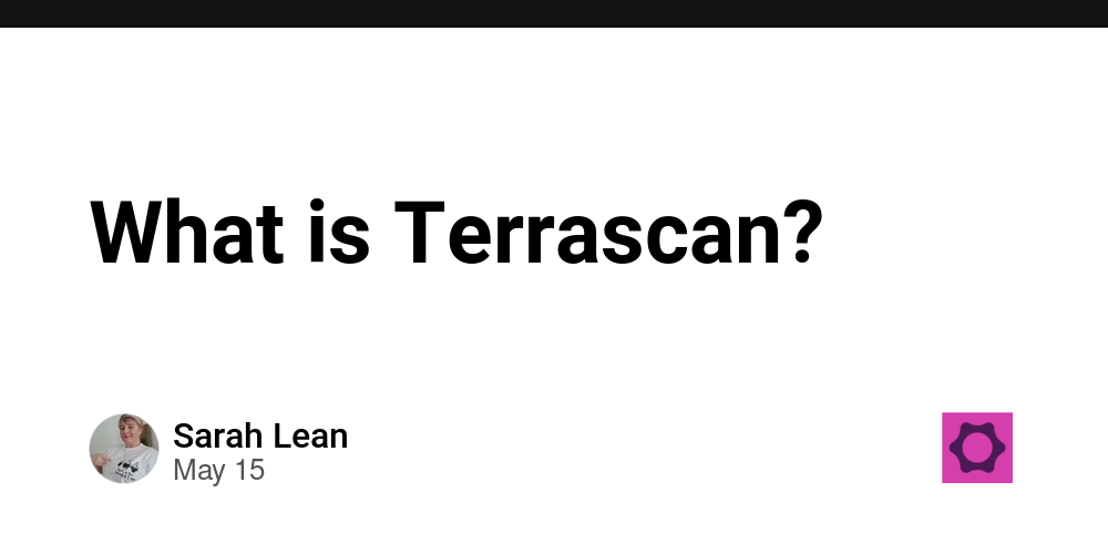 What is Terrascan? - The Ops Community ⚙️